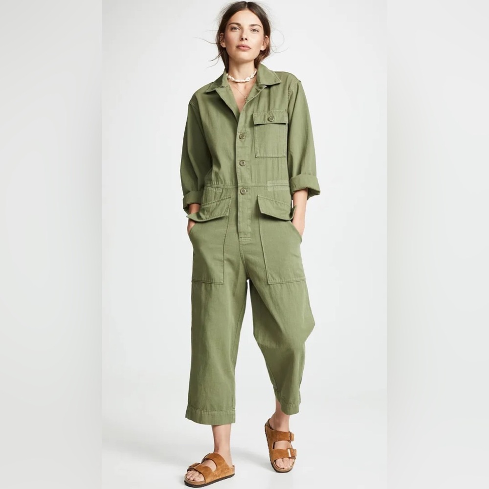 Current/Elliott Sage Green Jumpsuit